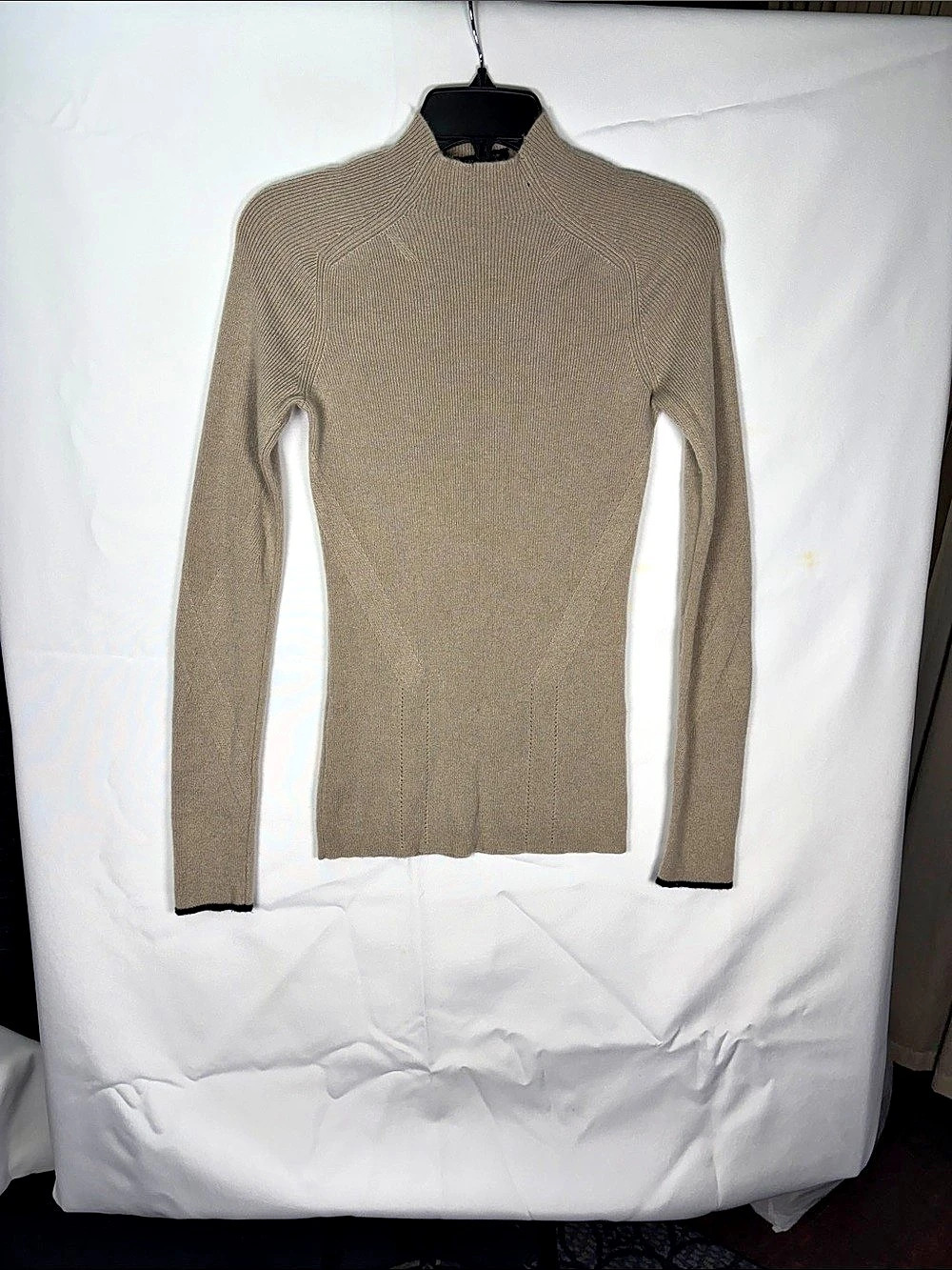rag & bone Ace Cashmere Mock Neck Sweater, brown taupe Small